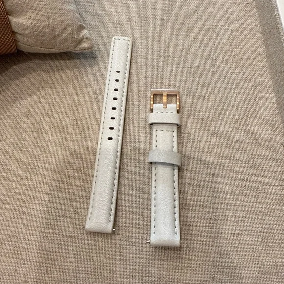 JORD Sier Rose Gold Mesh Watch with Extra Leather Strap - Picture 3 of 3